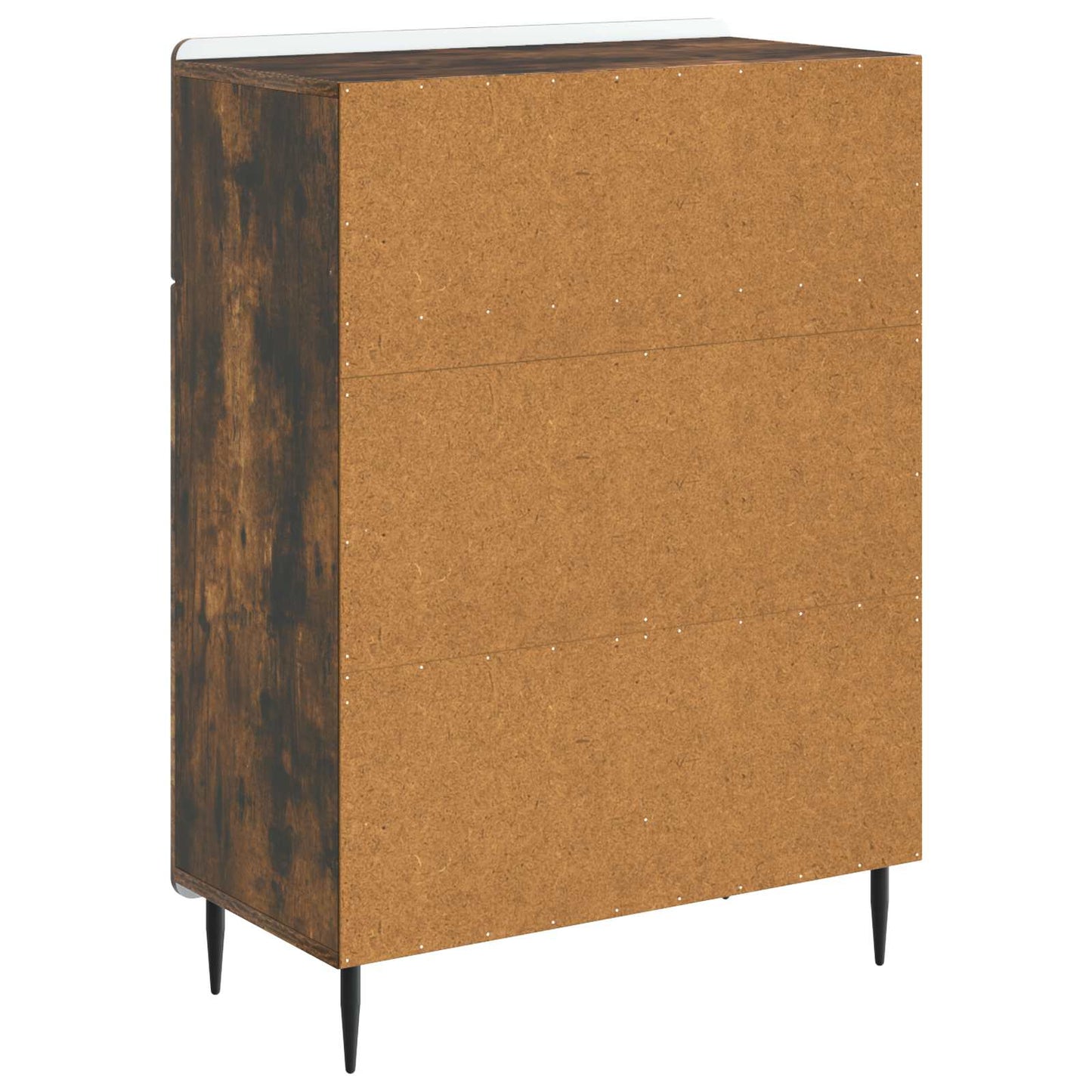 Serviesskap med skuff Røkt Eik 66 x 34,5 x 92 cm Konstruert tre