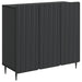 Serviesskap Svart 89 x 34,5 x 82 cm Konstruert tre