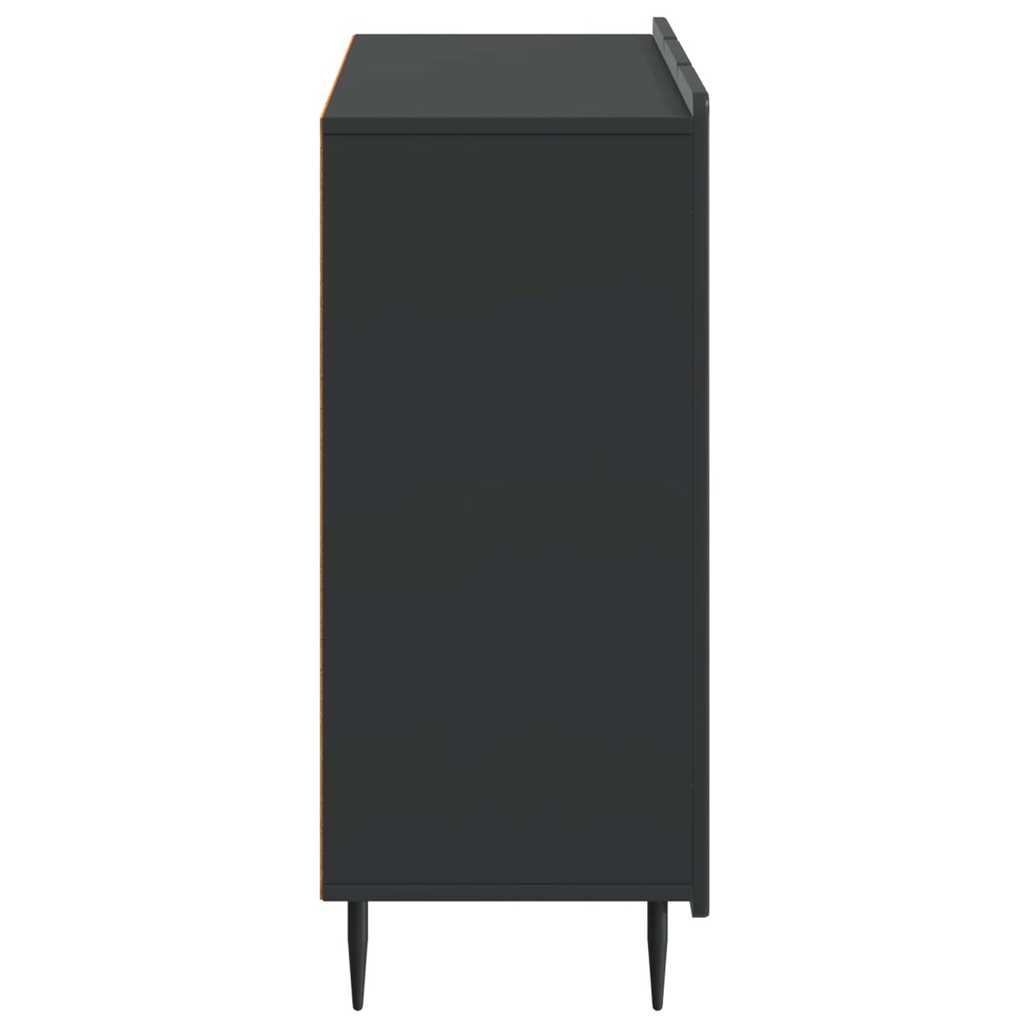 Serviesskap Svart 89 x 34,5 x 82 cm Konstruert tre