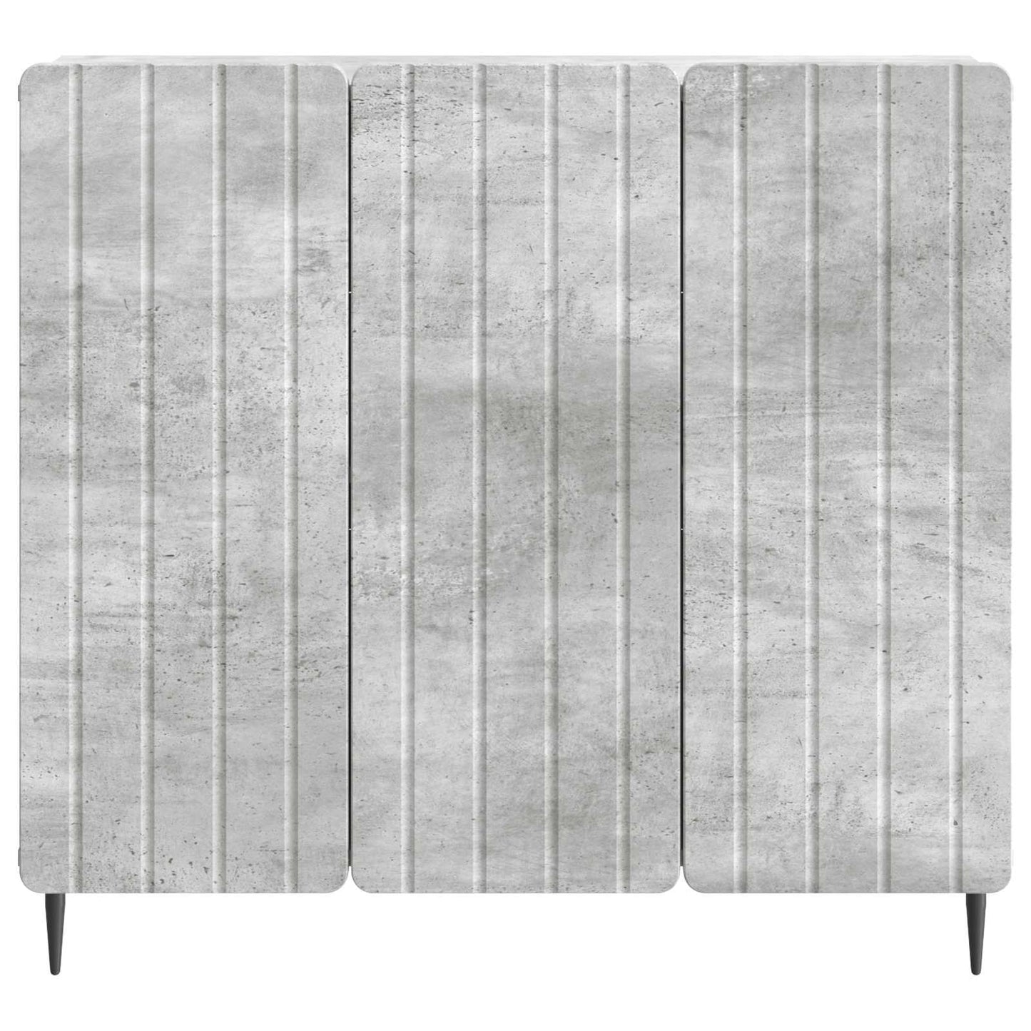Serviesskap Betonggrå 89 x 34,5 x 82 cm Konstruert tre