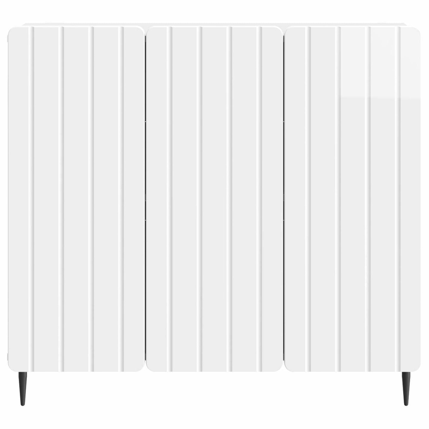 Serviesskap Høgglans hvit 89 x 34,5 x 82 cm Konstruert tre