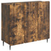 Serviesskap Røkt Eik 89 x 34,5 x 82 cm Konstruert tre