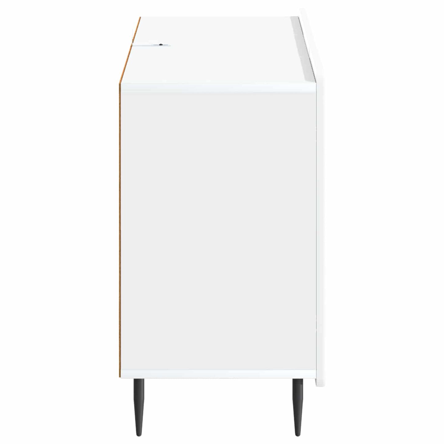 Serviesskap med skuff Hvit 89 x 34,5 x 62 cm Konstruert tre