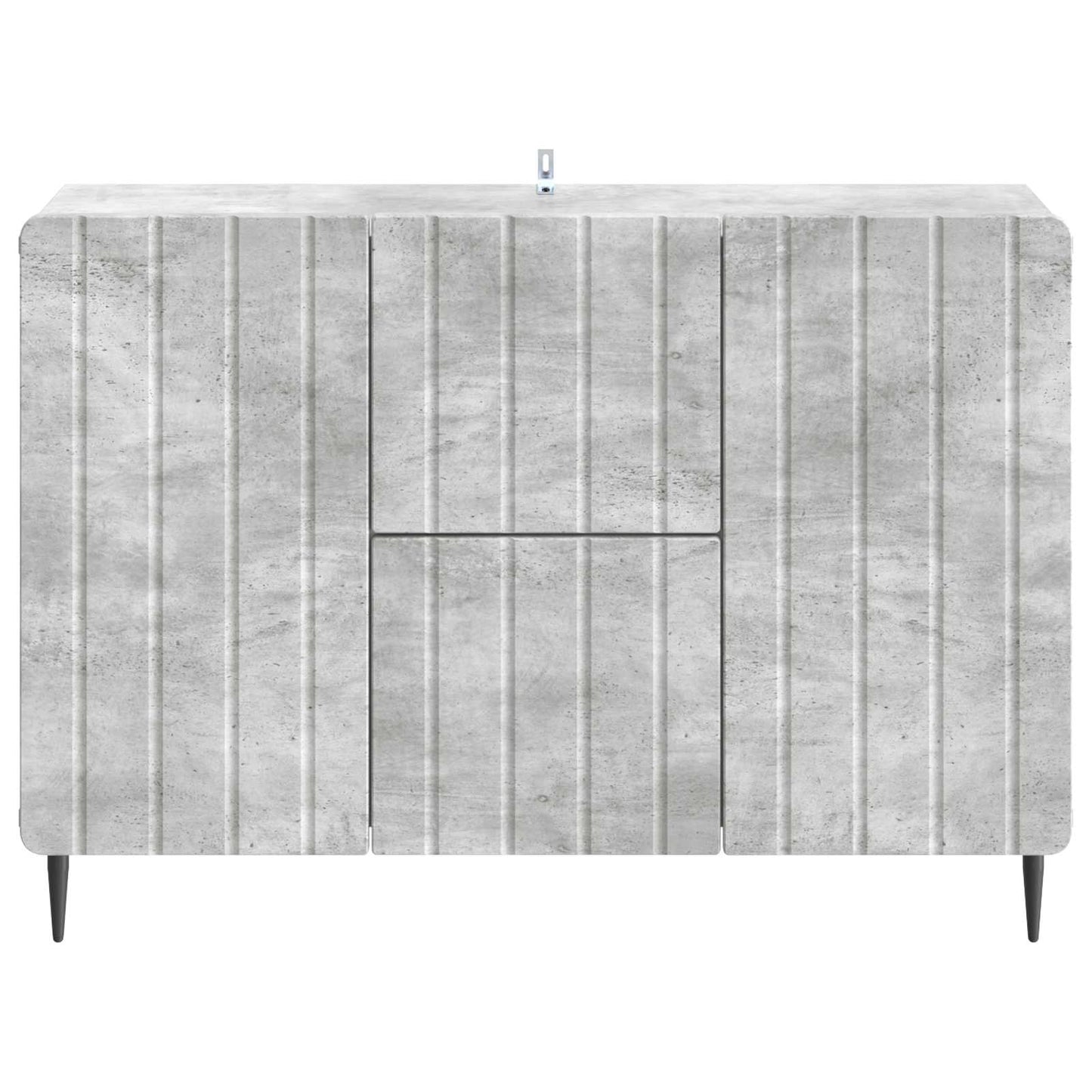 Serviesskap Betonggrå 89 x 34,5 x 62 cm Konstruert tre