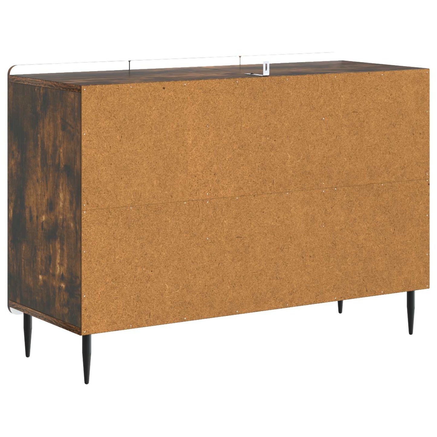 Serviesskap med skuff Røkt Eik 89 x 34,5 x 62 cm Konstruert tre