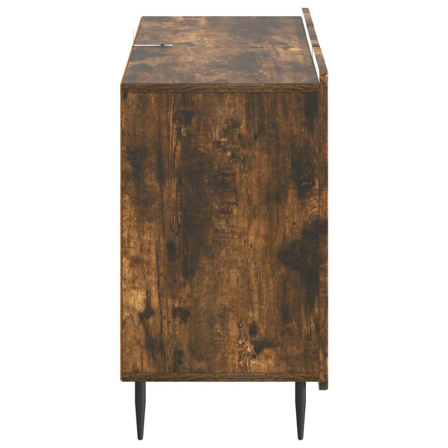 Serviesskap med skuff Røkt Eik 89 x 34,5 x 62 cm Konstruert tre