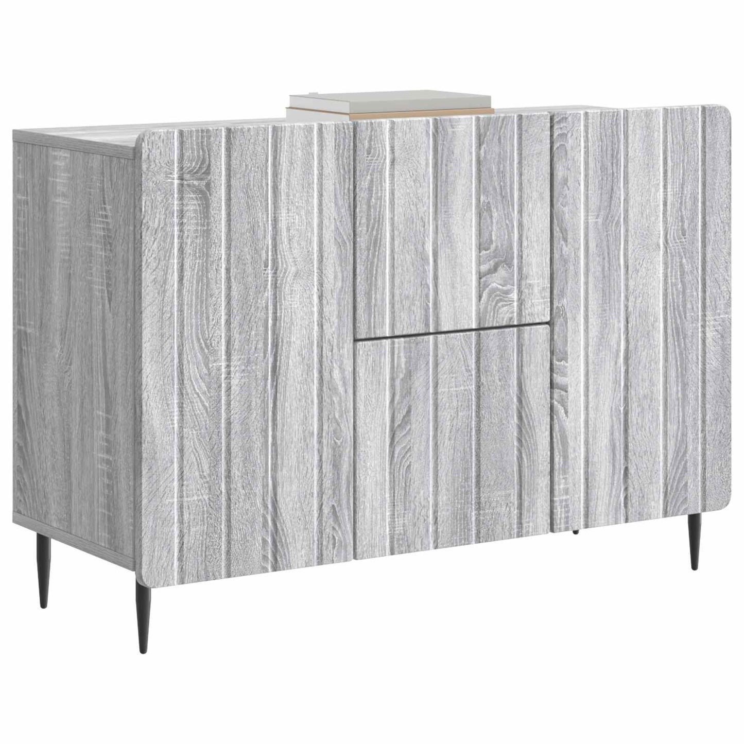 Serviesskap Grå sonoma 89 x 34,5 x 62 cm Konstruert tre