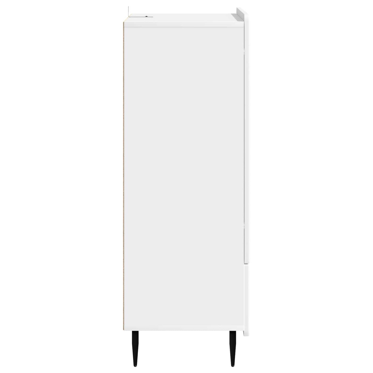 Serviesskap med skuff Hvit 66 x 34,5 x 97 cm Konstruert tre