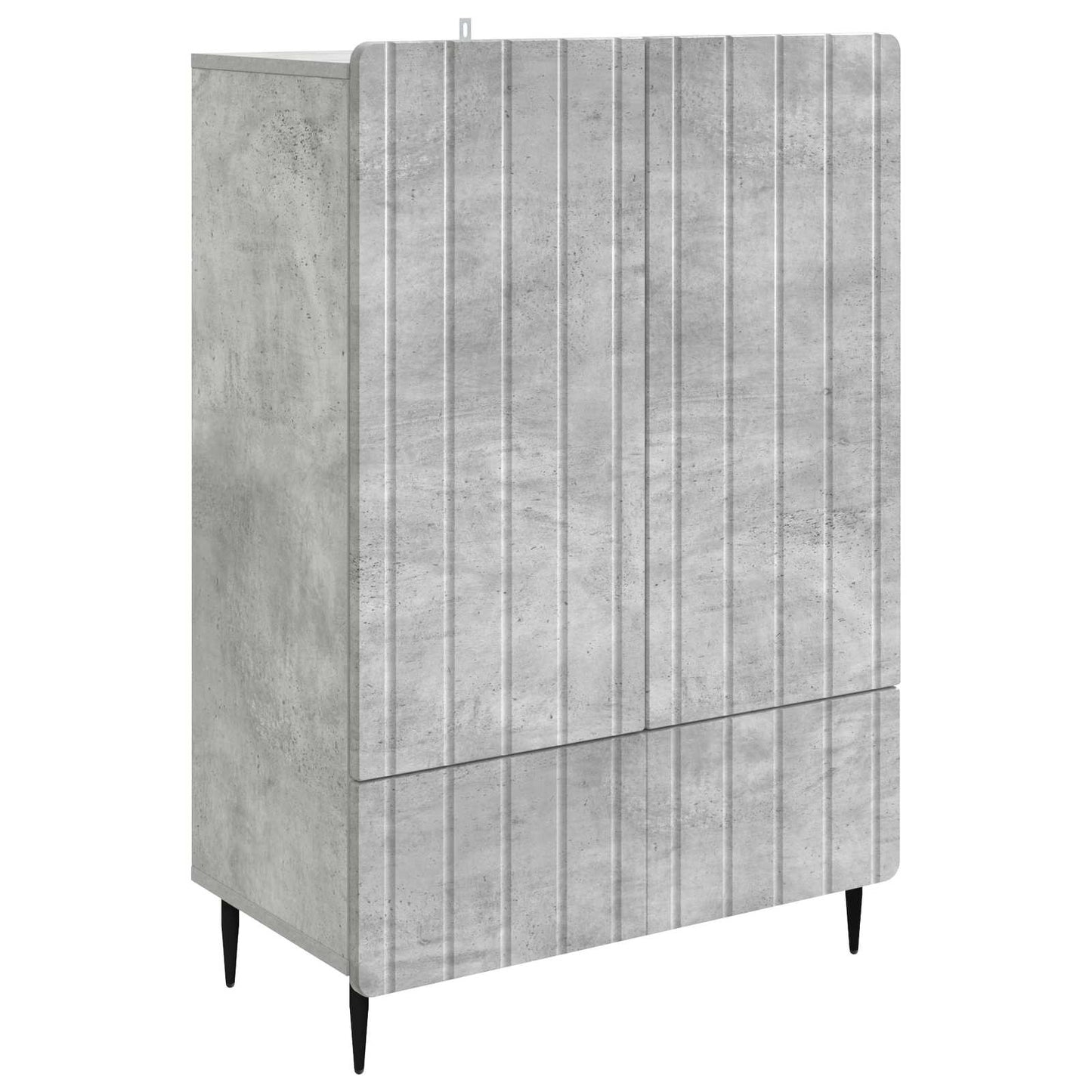 Serviesskap Betonggrå 66 x 34,5 x 97 cm Konstruert tre