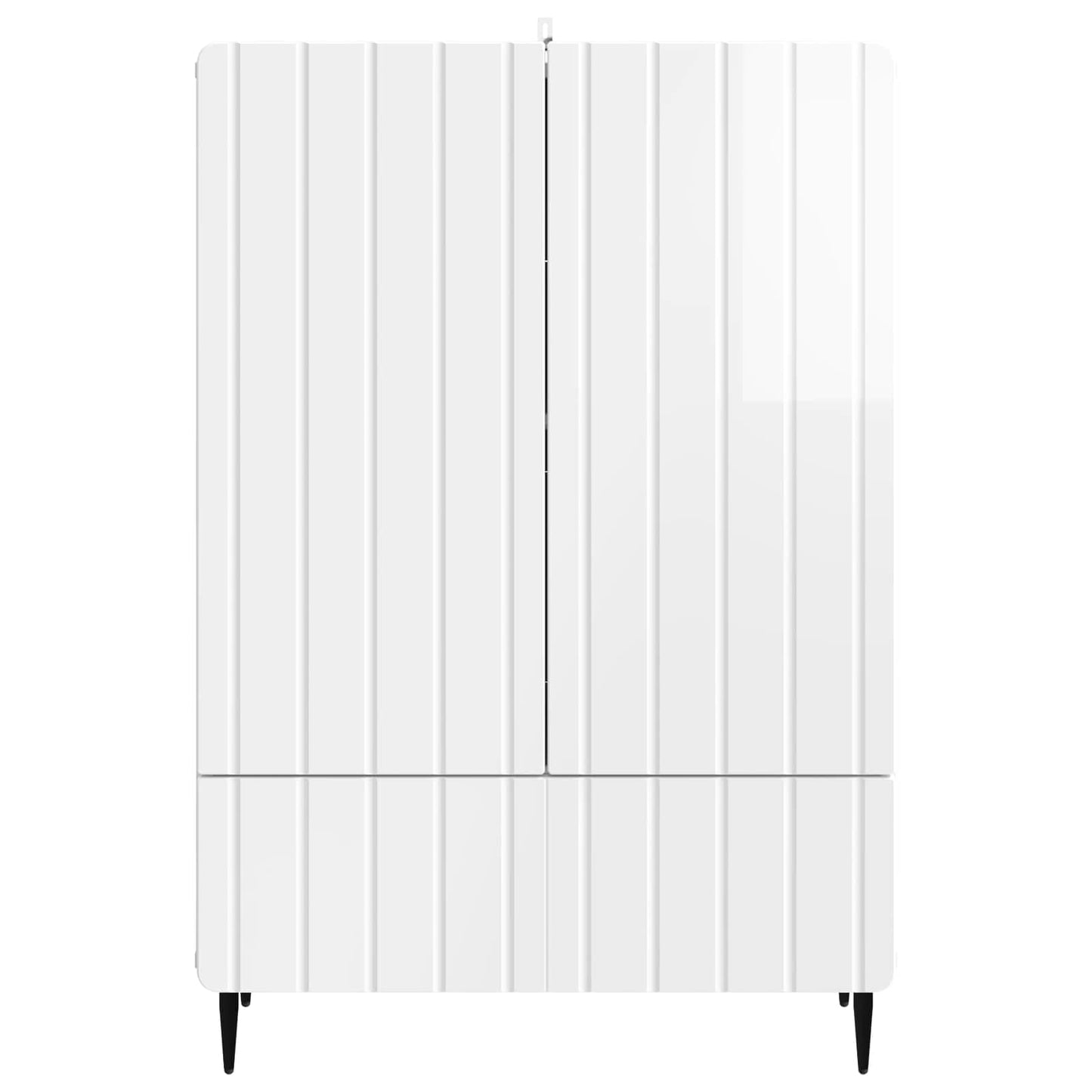 Serviesskap Høgglans hvit 66 x 34,5 x 97 cm Konstruert tre