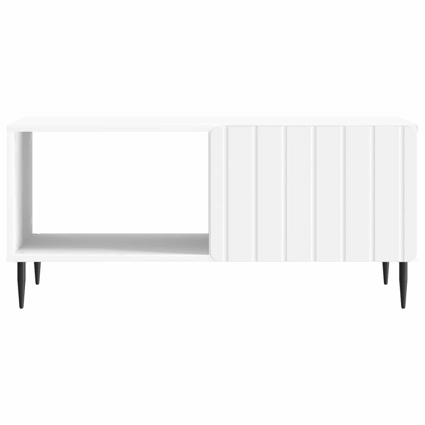 Kaffebord Hvit 90 x 50 x 40 cm Konstruert tre