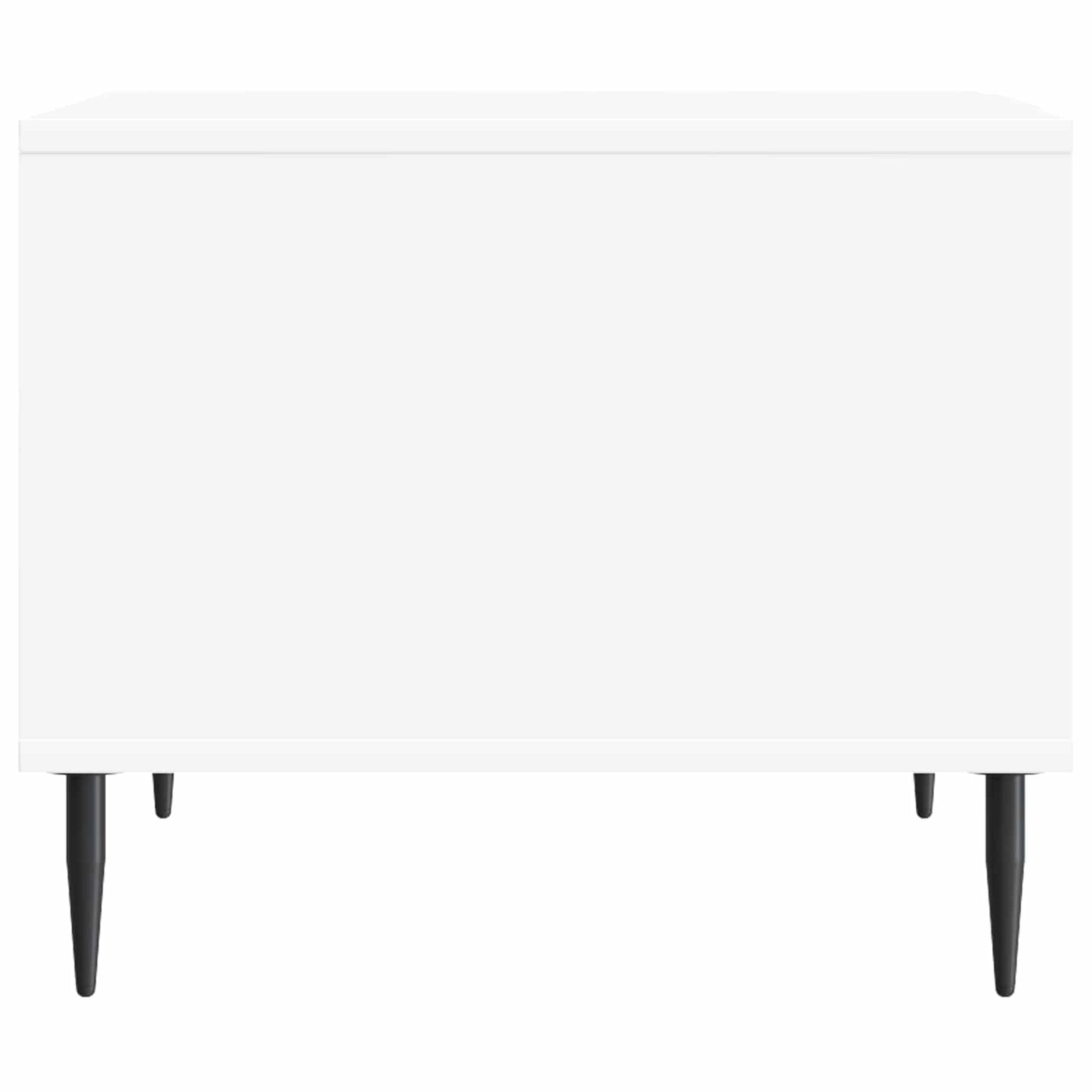Kaffebord Hvit 90 x 50 x 40 cm Konstruert tre