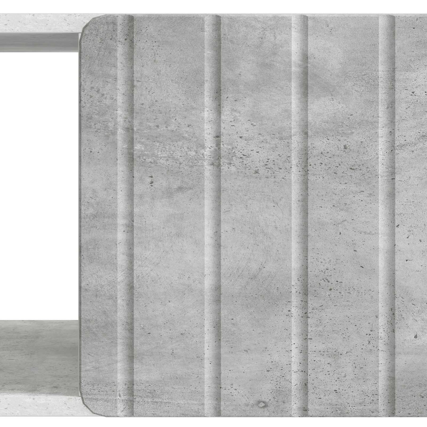 Kaffebord Betonggrå 90 x 50 x 40 cm Konstruert tre