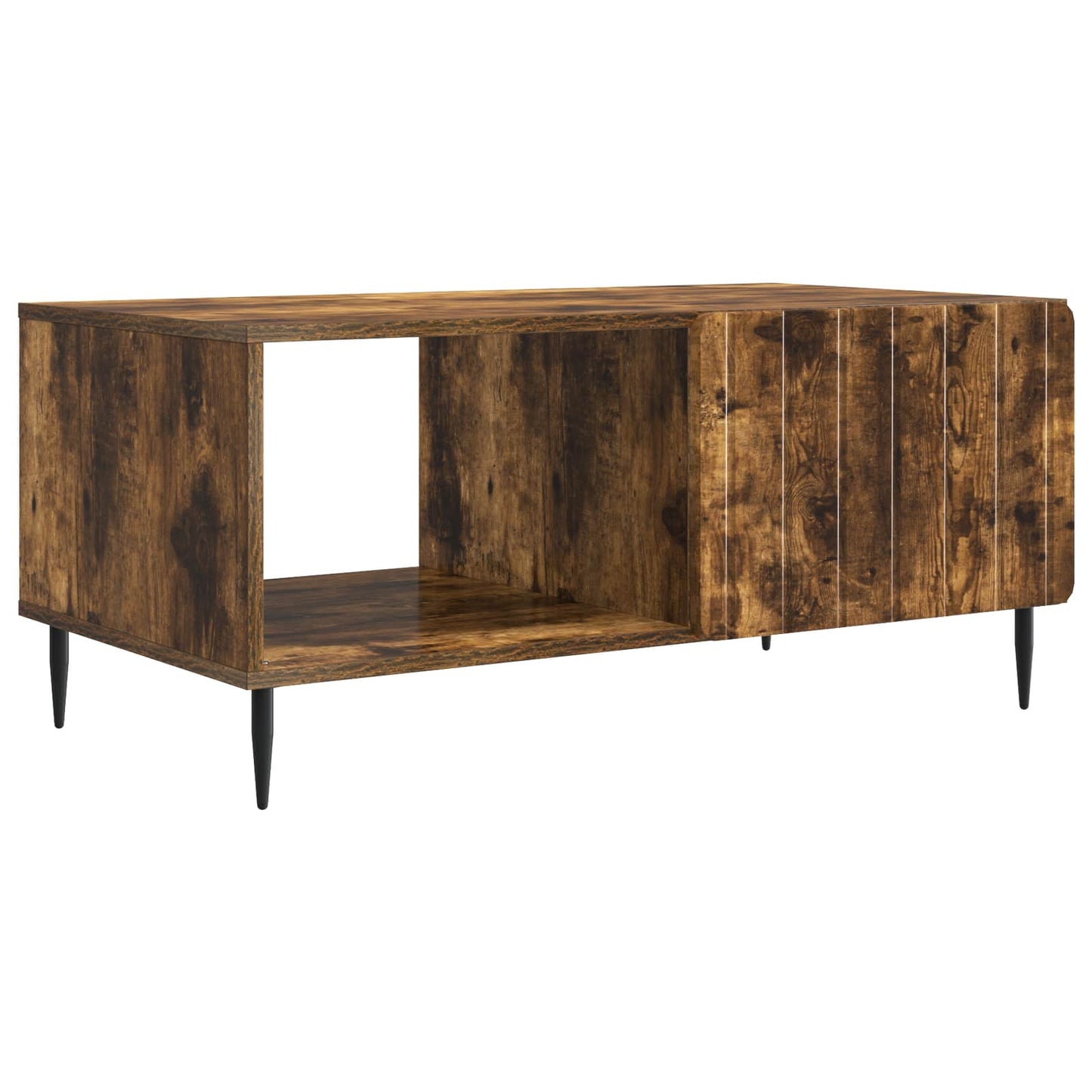 Kaffebord Røkt Eik 90 x 50 x 40 cm Konstruert tre