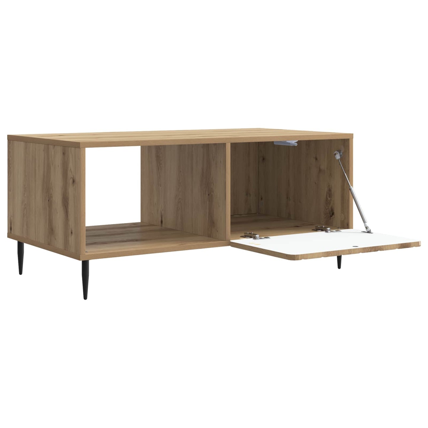 Kaffebord Artisan eik 90 x 50 x 40 cm Konstruert tre