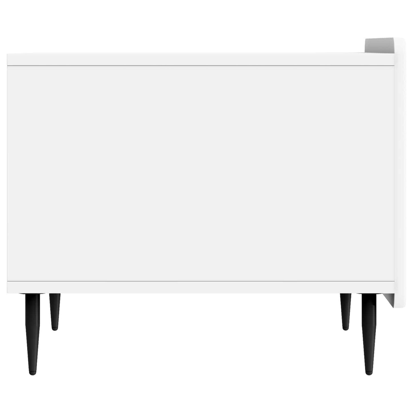Kaffebord med skuff Hvit 49 x 50 x 42 cm Konstruert tre