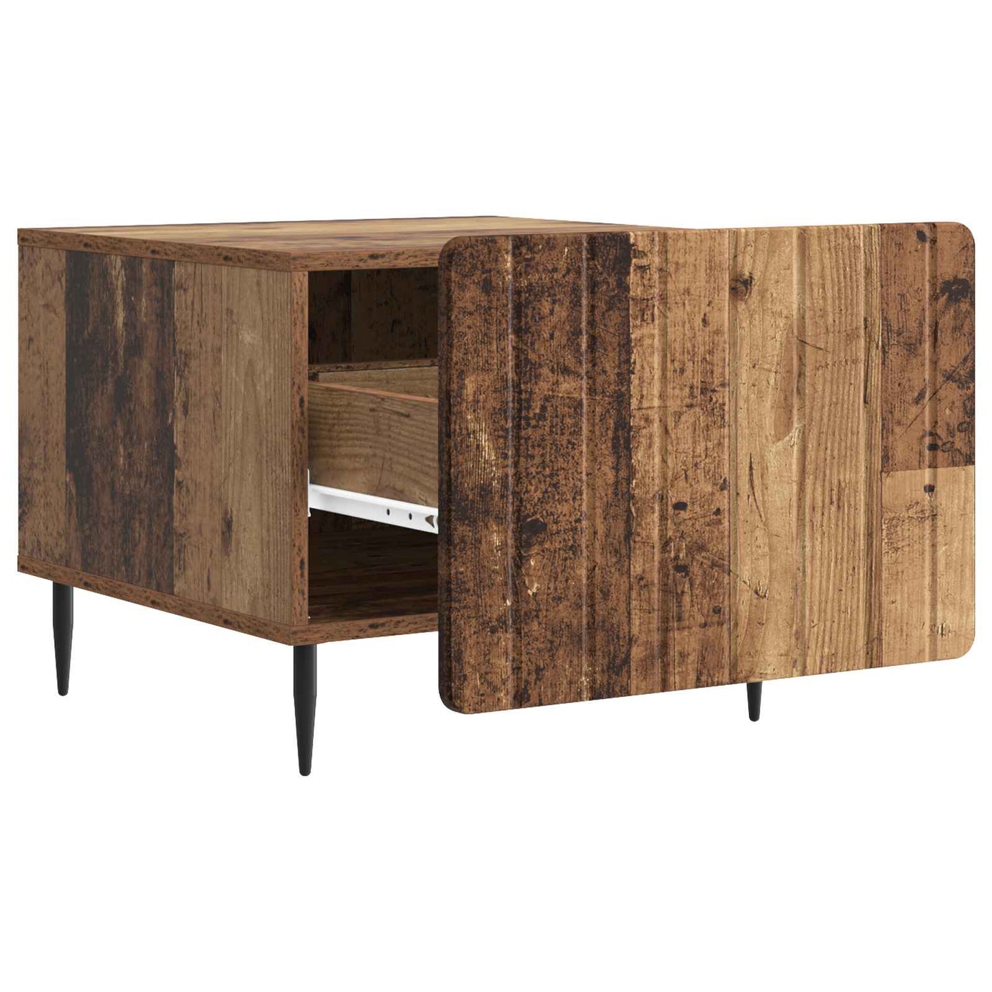 Kaffebord med skuff Gammelt tre 49 x 50 x 42 cm Konstruert tre