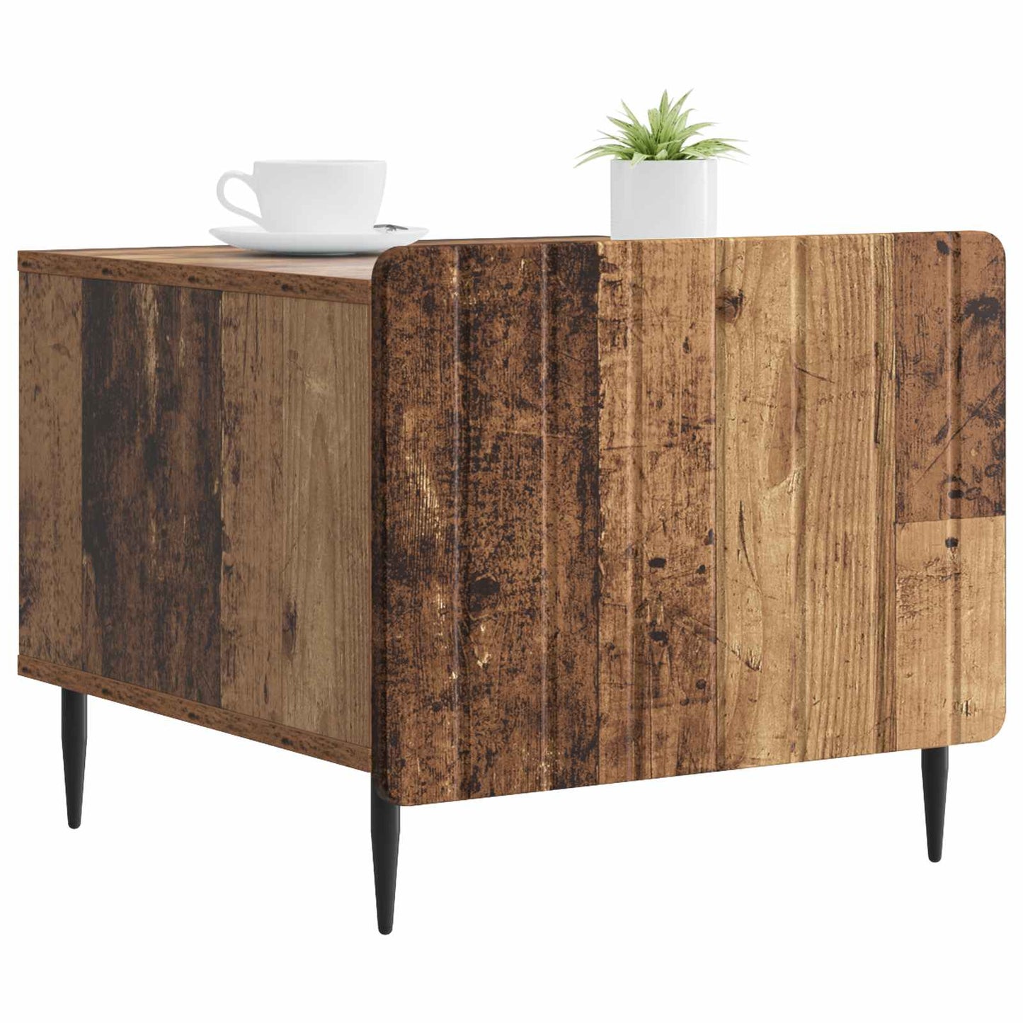 Kaffebord med skuff Gammelt tre 49 x 50 x 42 cm Konstruert tre
