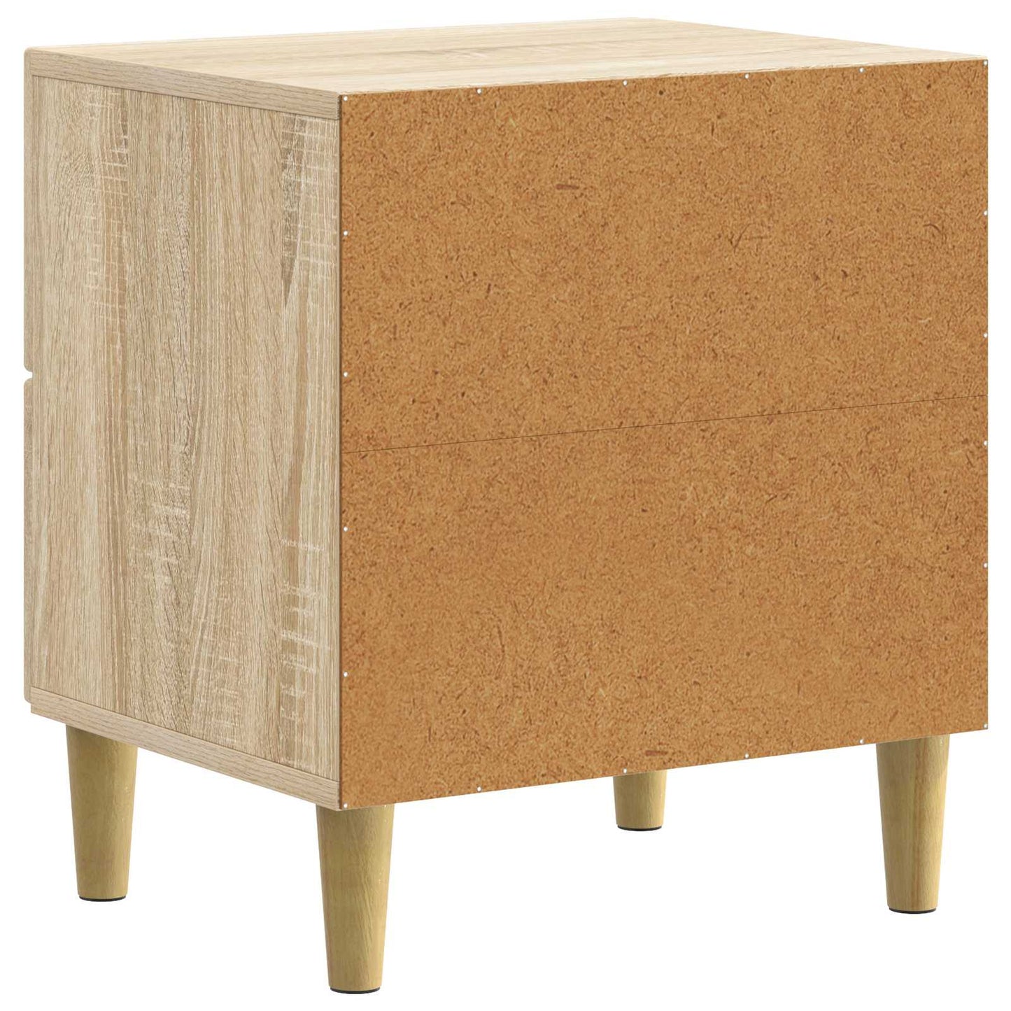 Nattbordskap 2 pcs Sonoma eik 43 x 34,5 x 48 cm Konstruert tre