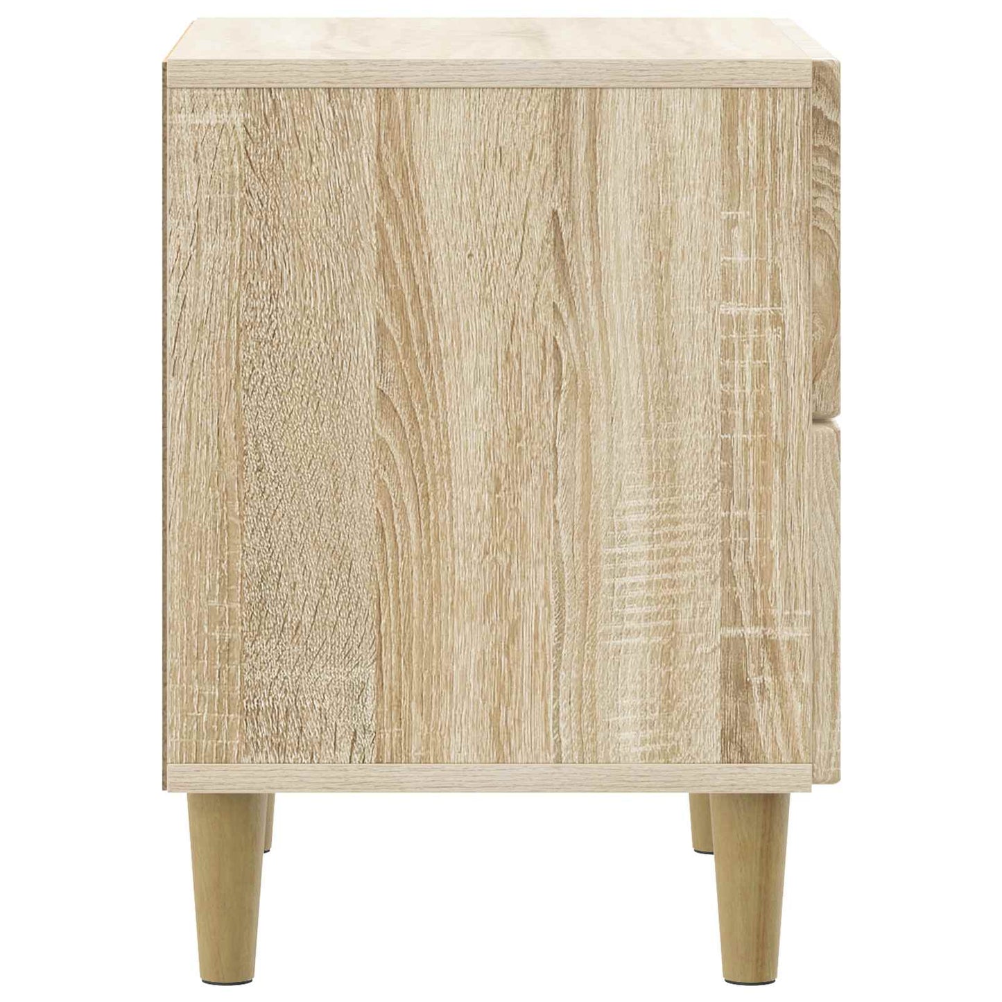 Nattbordskap 2 pcs Sonoma eik 43 x 34,5 x 48 cm Konstruert tre