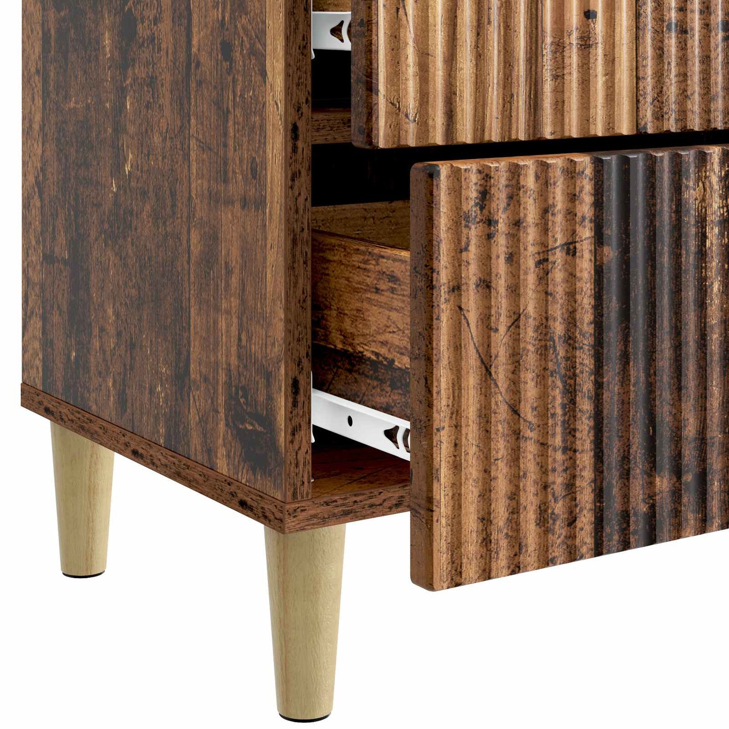 Nattbordskap Gammelt tre 43 x 34,5 x 48 cm Konstruert tre