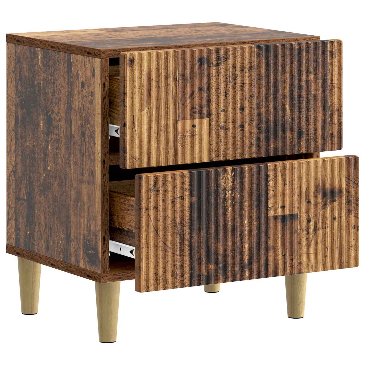Nattbordskap Gammelt tre 43 x 34,5 x 48 cm Konstruert tre