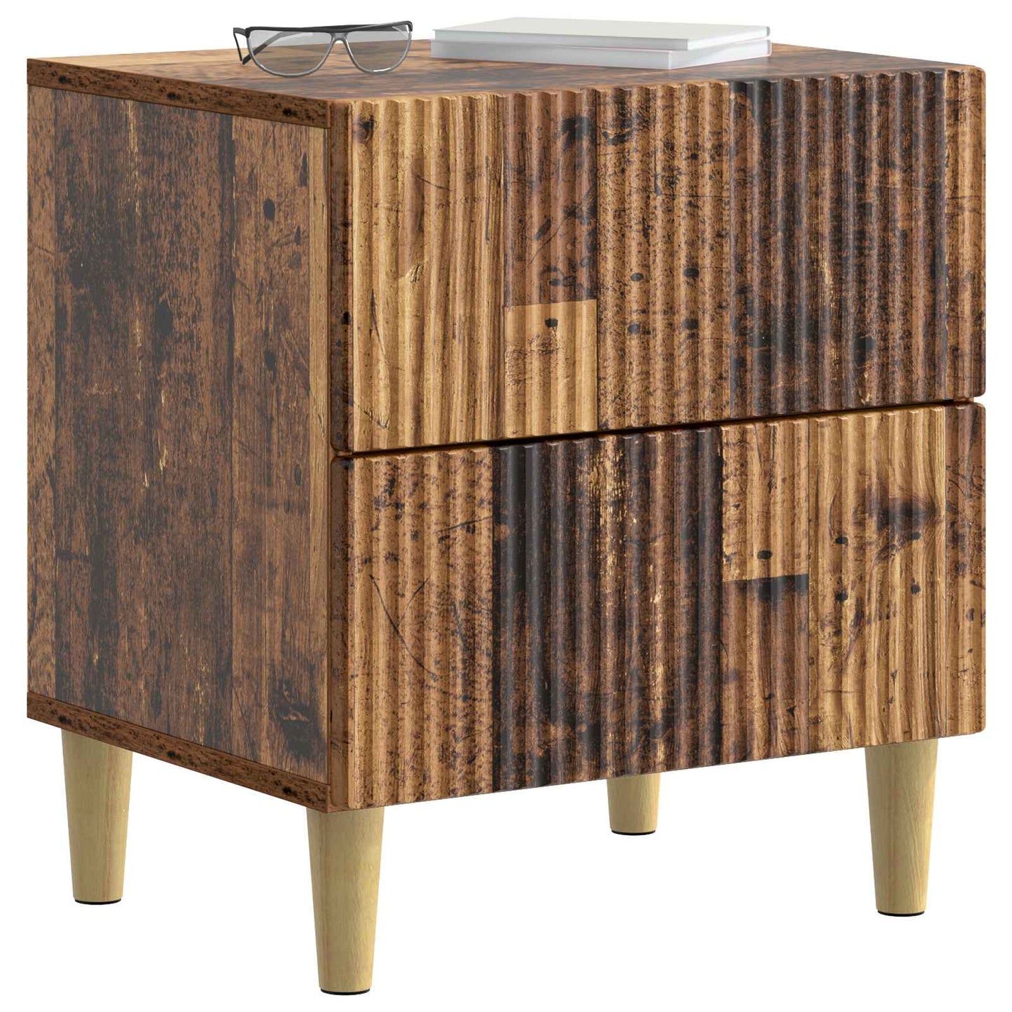 Nattbordskap Gammelt tre 43 x 34,5 x 48 cm Konstruert tre