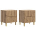 Nattbordskap 2 stk. Artisan eik 43 x 34,5 x 48 cm