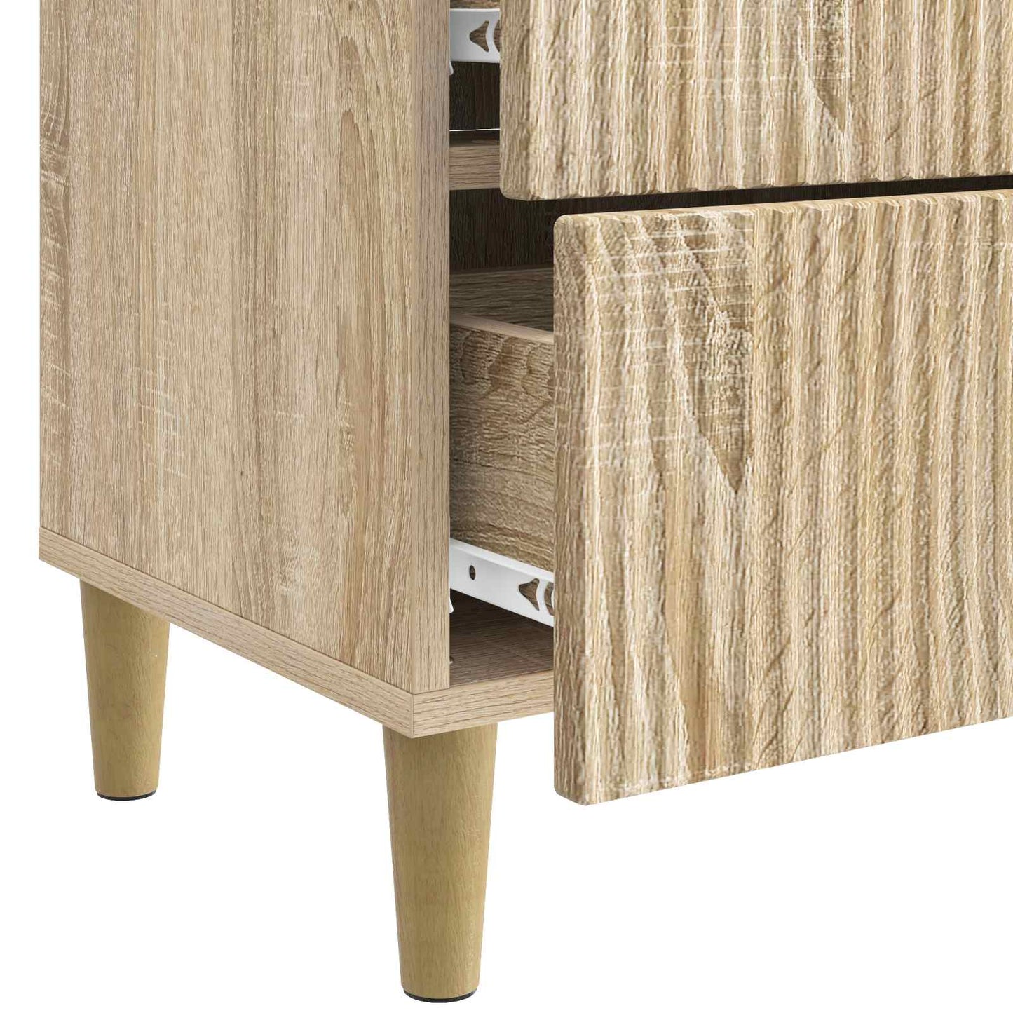 Nattbordskap Sonoma eik 62 x 34,5 x 48 cm Konstruert tre