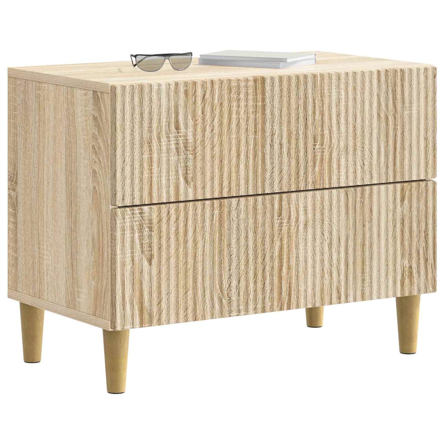 Nattbordskap Sonoma eik 62 x 34,5 x 48 cm Konstruert tre