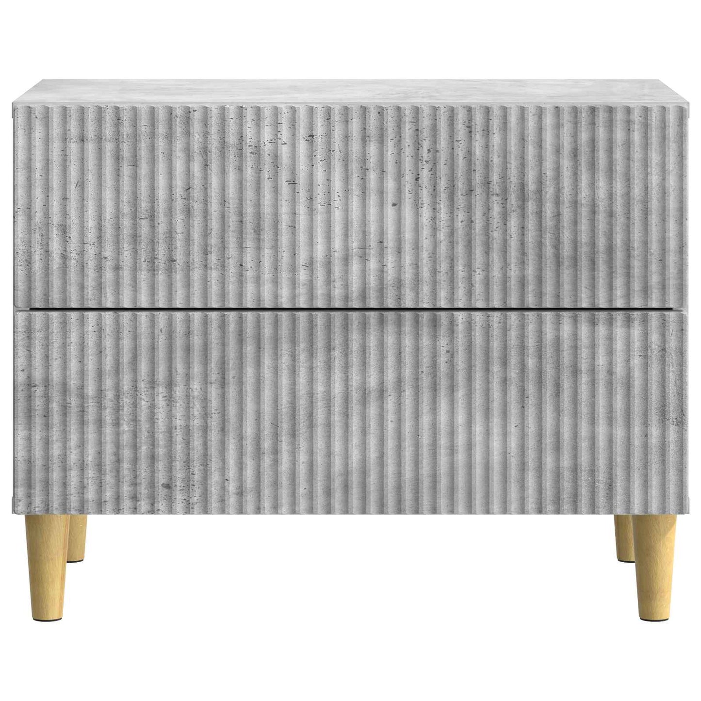 Nattbordskap Betonggrå 62 x 34,5 x 48 cm Konstruert tre