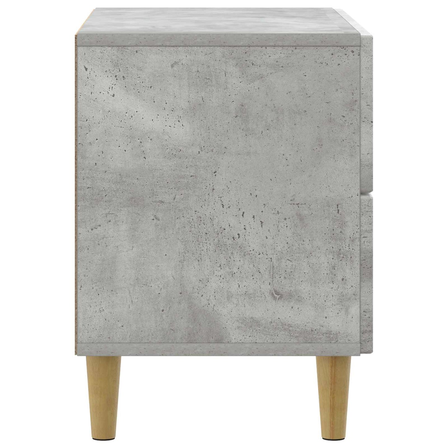 Nattbordskap Betonggrå 62 x 34,5 x 48 cm Konstruert tre