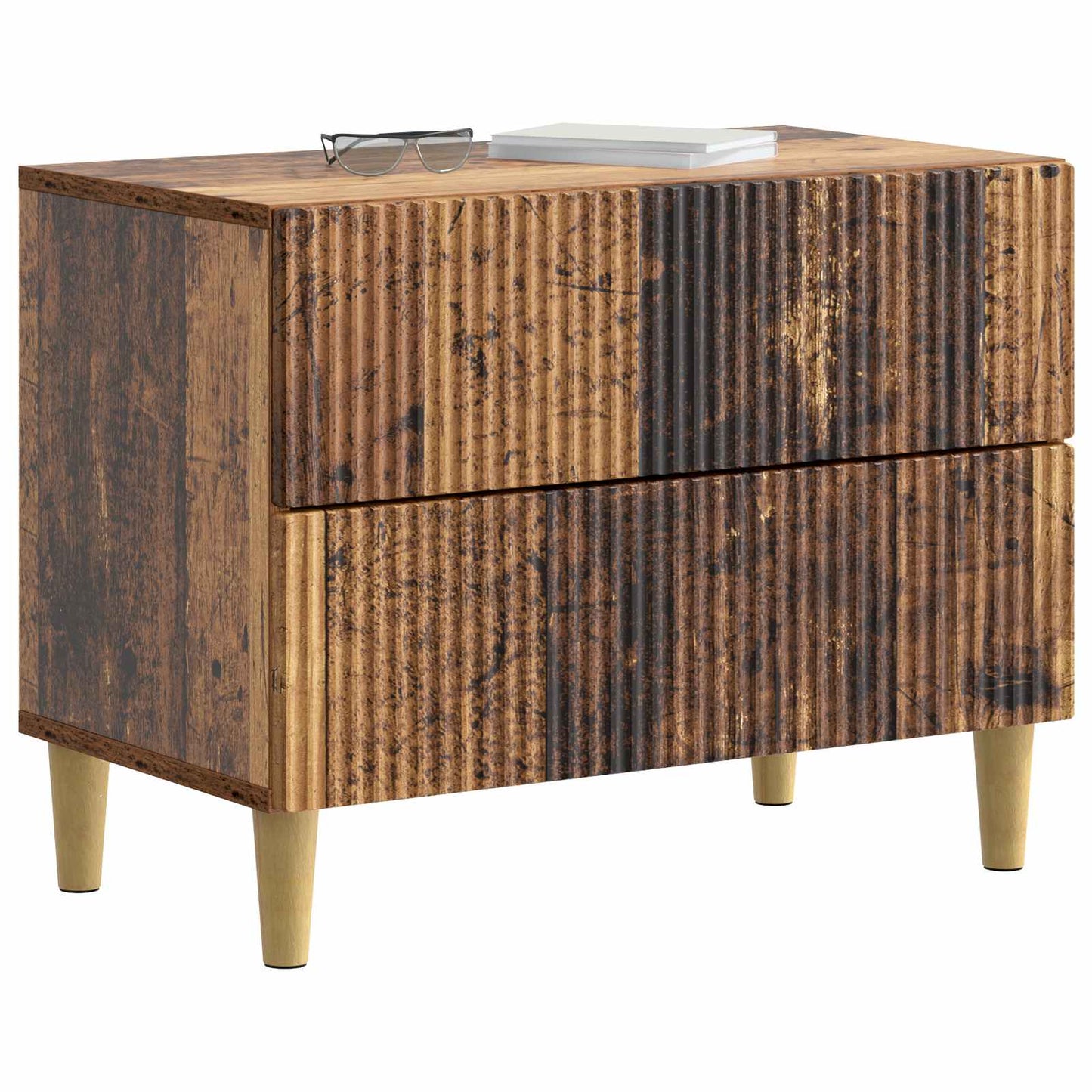 Nattbordskap Gammelt tre 62 x 34,5 x 48 cm Konstruert tre