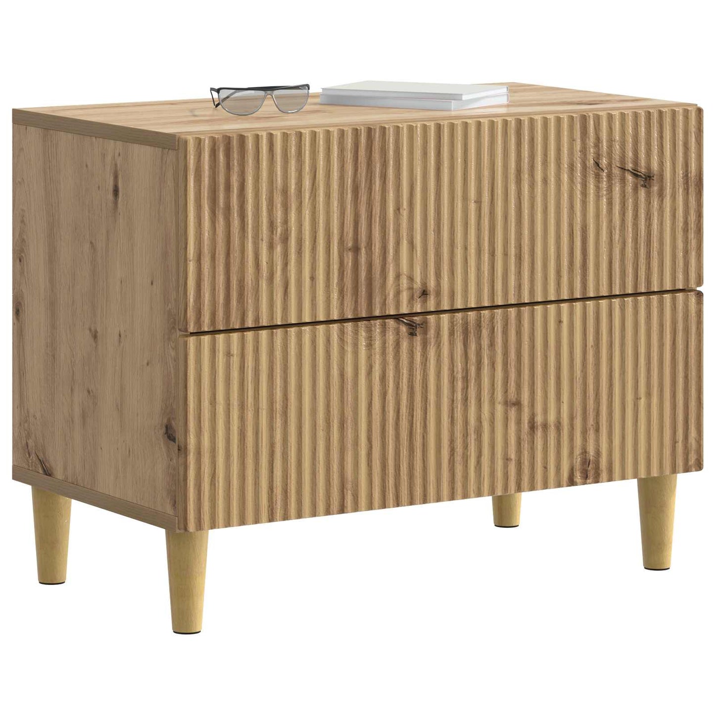 Nattbordskap Artisan eik 62 x 34,5 x 48 cm Konstruert tre