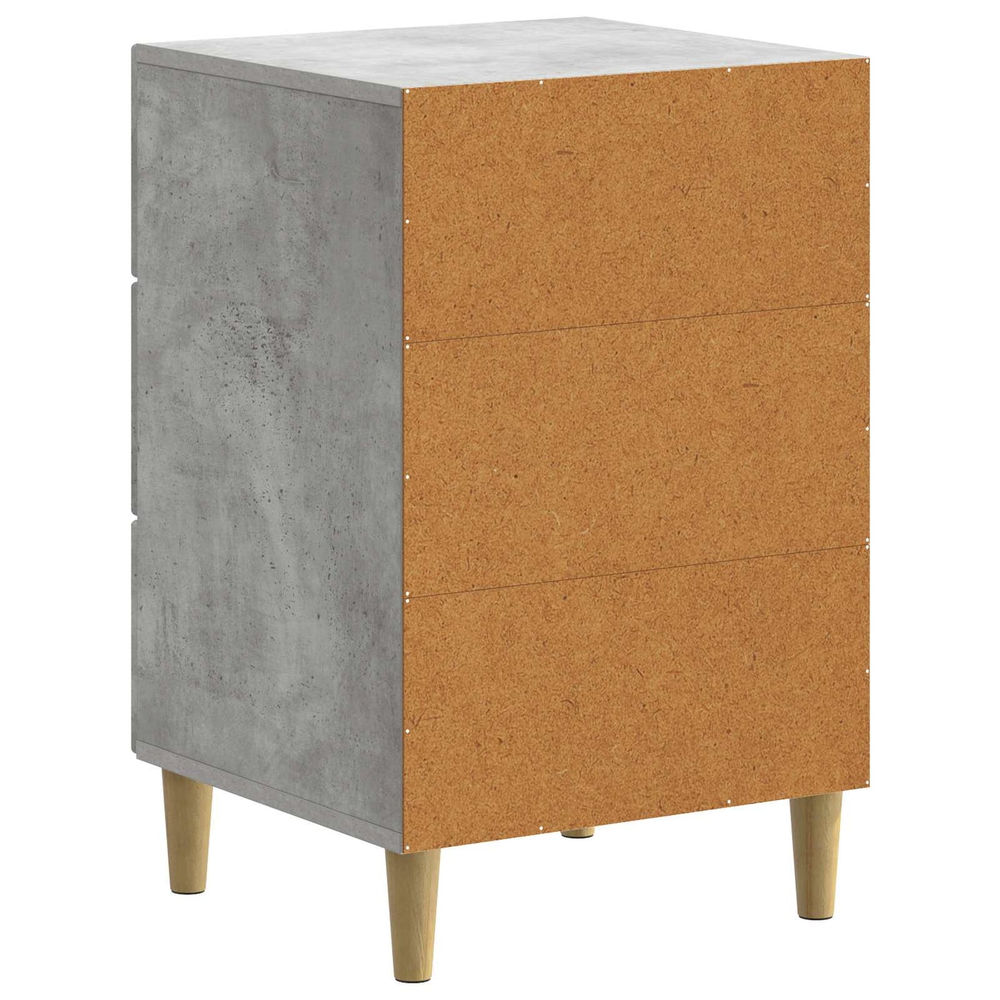 Nattbordskap Betonggrå 43 x 41 x 66,5 cm Konstruert tre