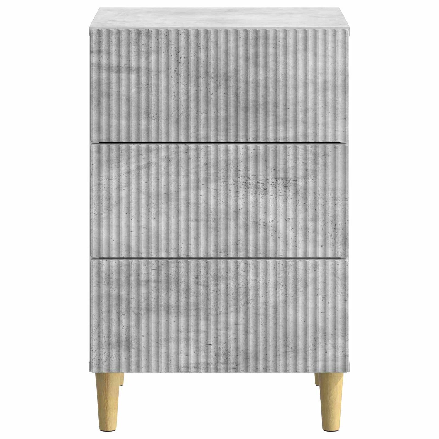 Nattbordskap Betonggrå 43 x 41 x 66,5 cm Konstruert tre
