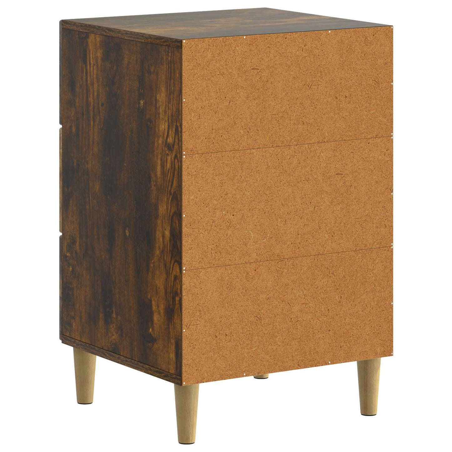 Nattbordskap Røkt Eik 43 x 41 x 66,5 cm Konstruert tre