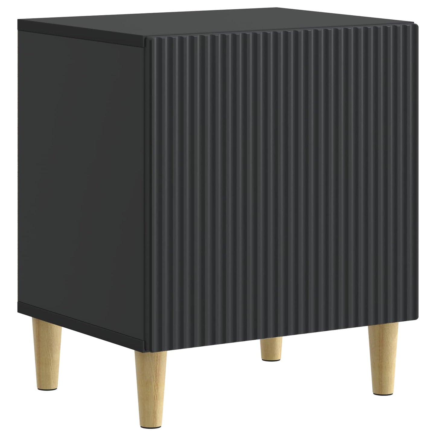 Nattbordskap 2 pcs Svart 43 x 34,5 x 50 cm Konstruert tre
