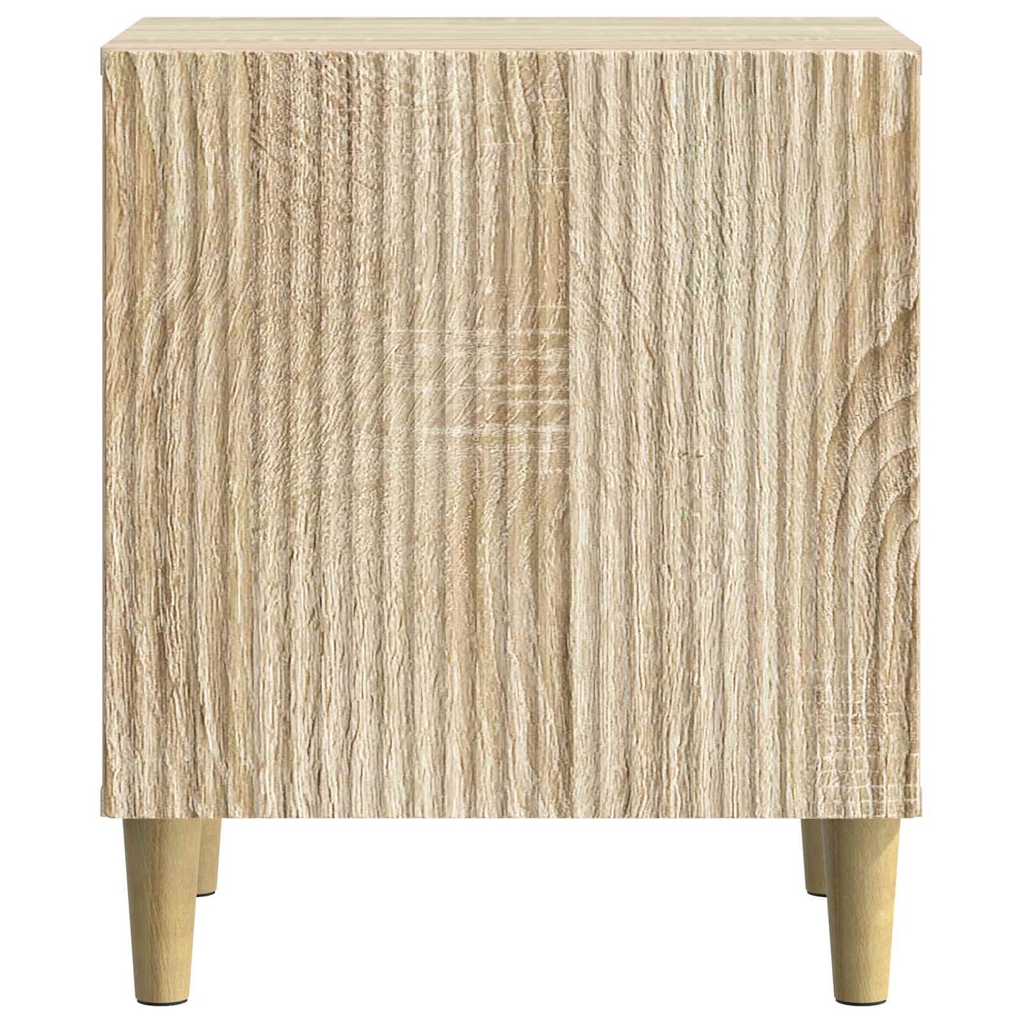 Nattbordskap 2 pcs Sonoma eik 43 x 34,5 x 50 cm Konstruert tre