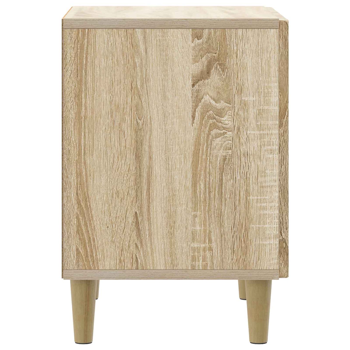 Nattbordskap 2 pcs Sonoma eik 43 x 34,5 x 50 cm Konstruert tre