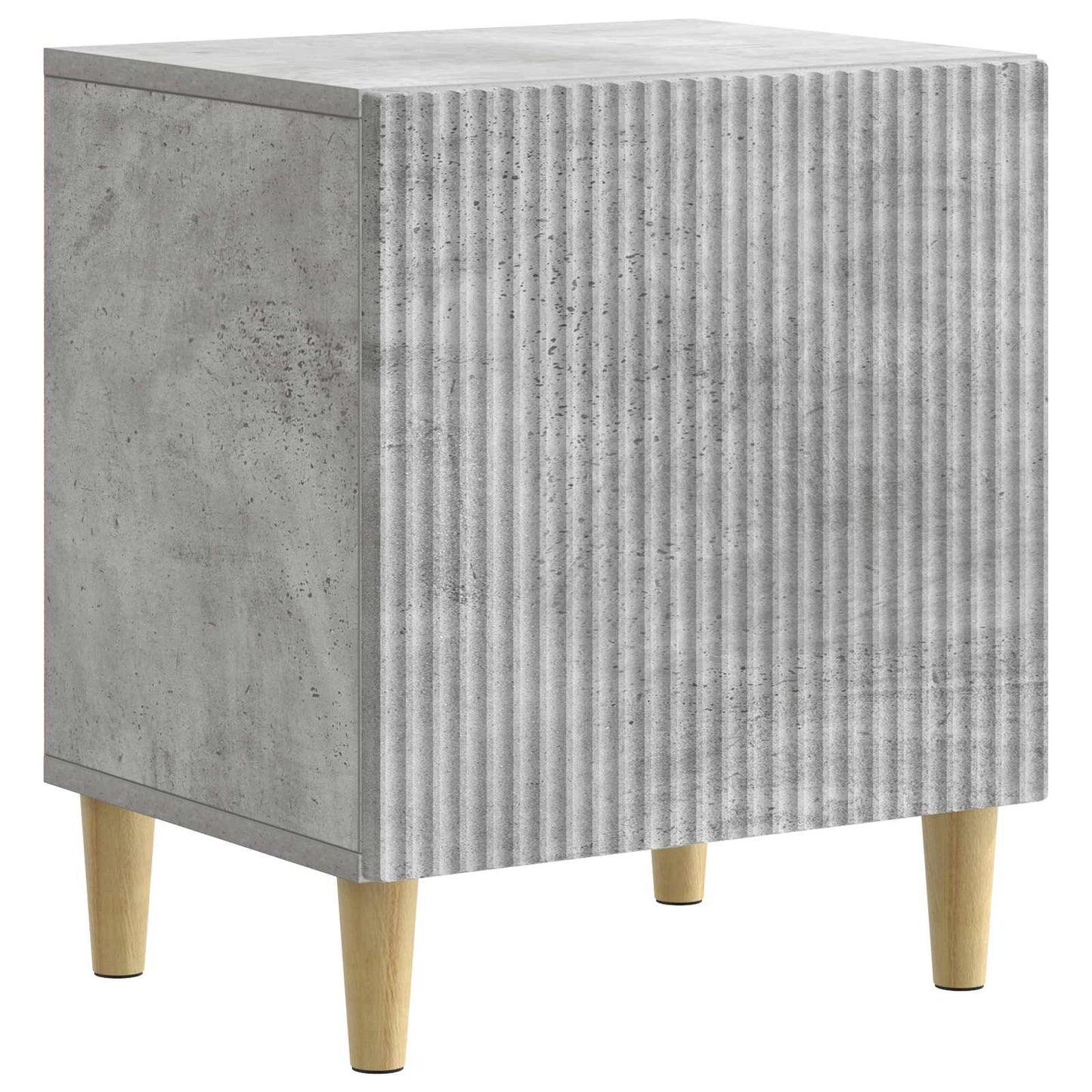 Nattbordskap Betonggrå 43 x 34,5 x 50 cm Konstruert tre