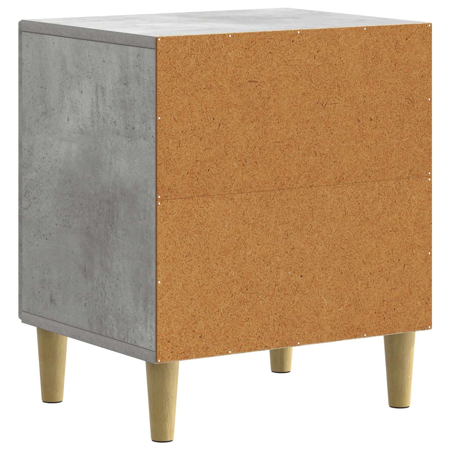 Nattbordskap Betonggrå 43 x 34,5 x 50 cm Konstruert tre