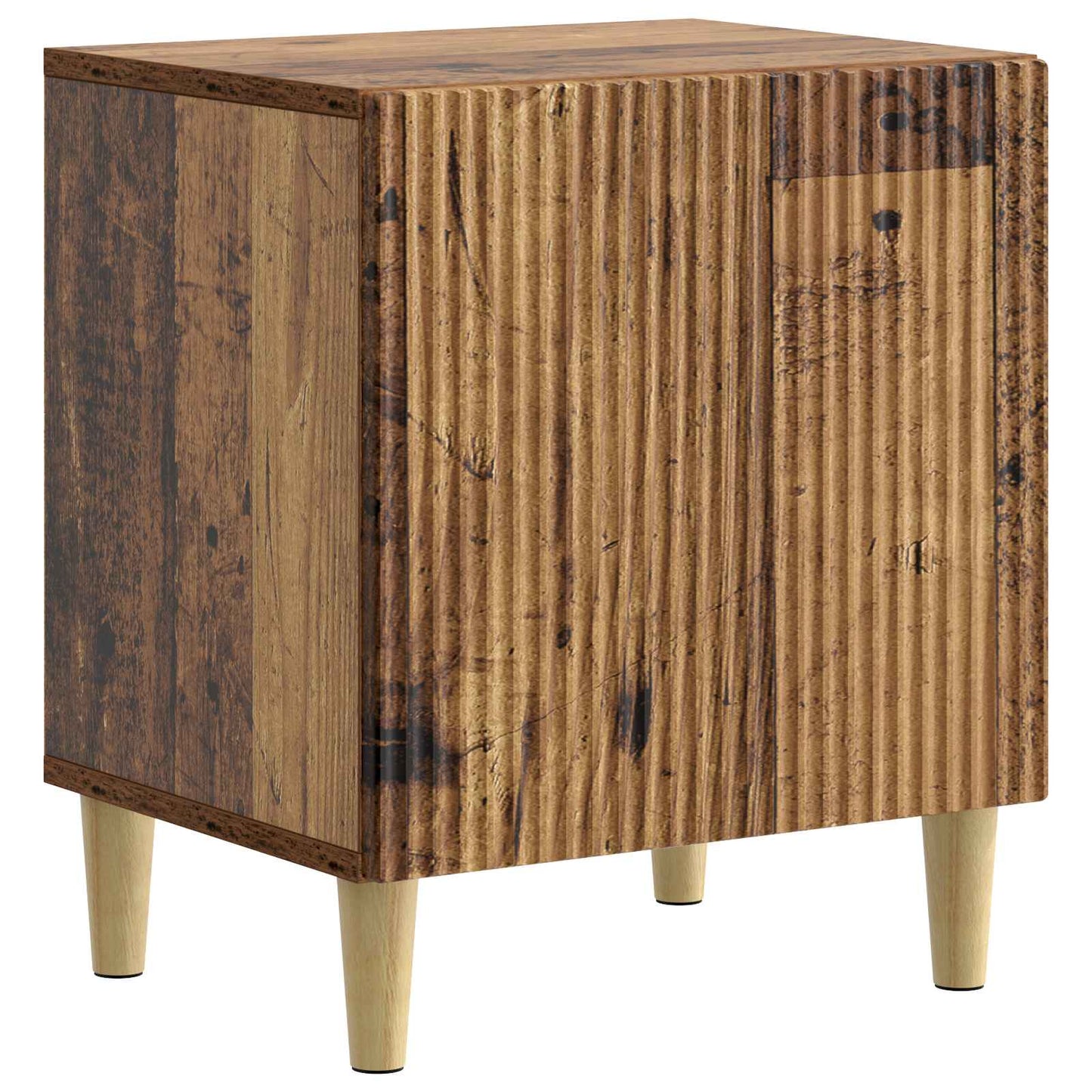 Nattbordskap 2 pcs Gammelt tre 43 x 34,5 x 50 cm Konstruert tre
