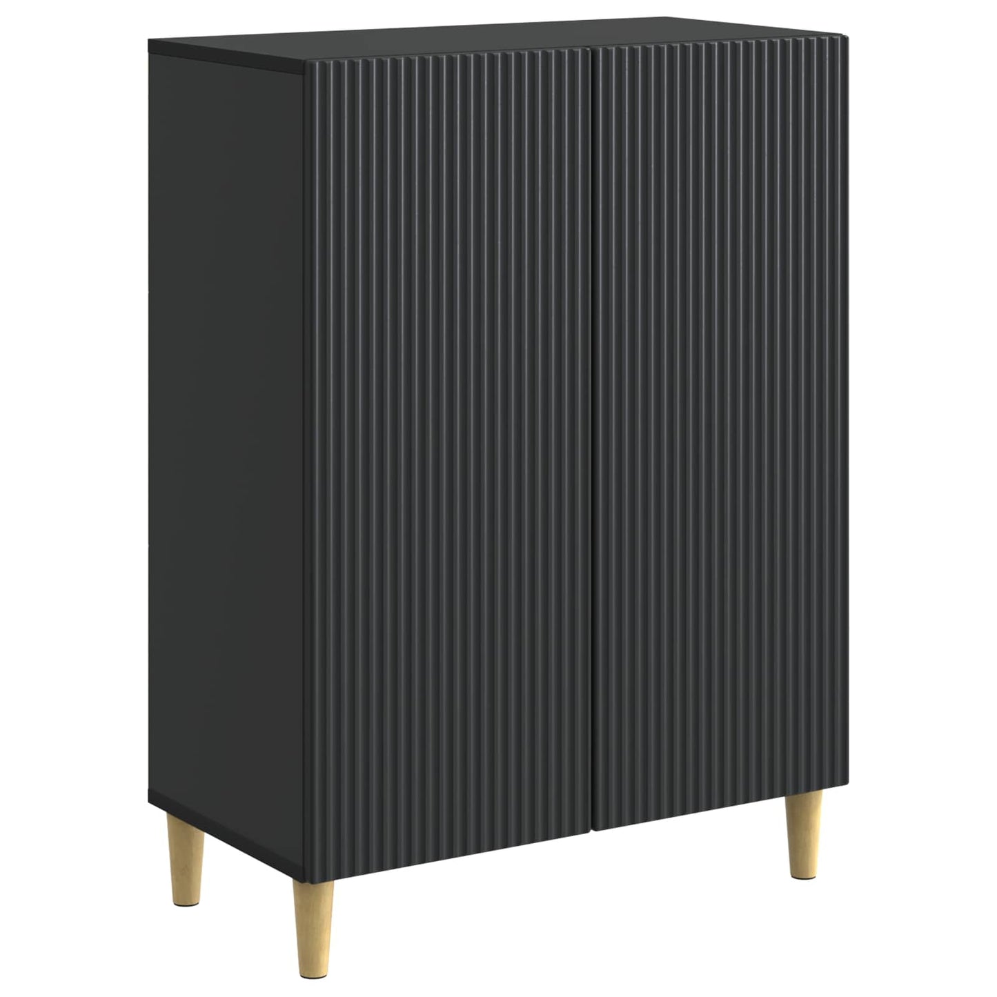Serviesskap Svart 66 x 34,5 x 90 cm Konstruert tre