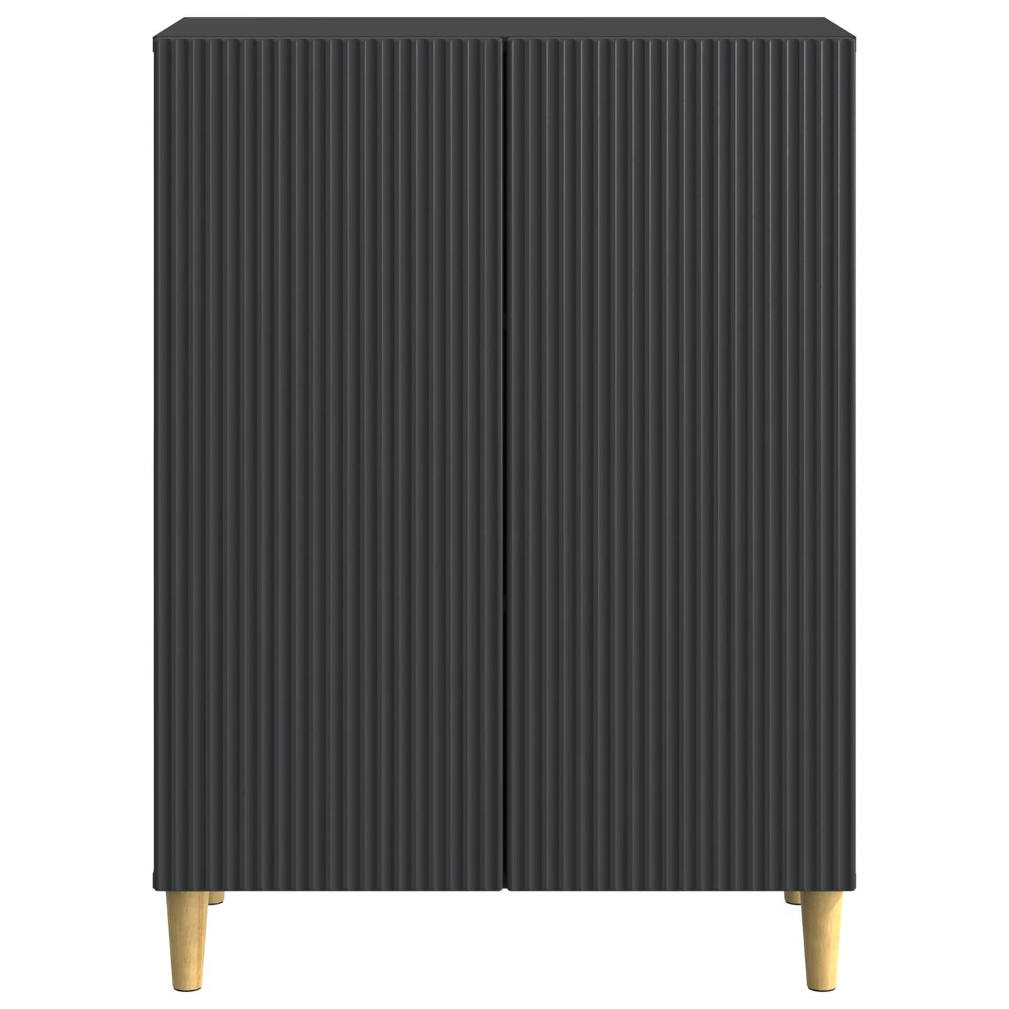 Serviesskap Svart 66 x 34,5 x 90 cm Konstruert tre