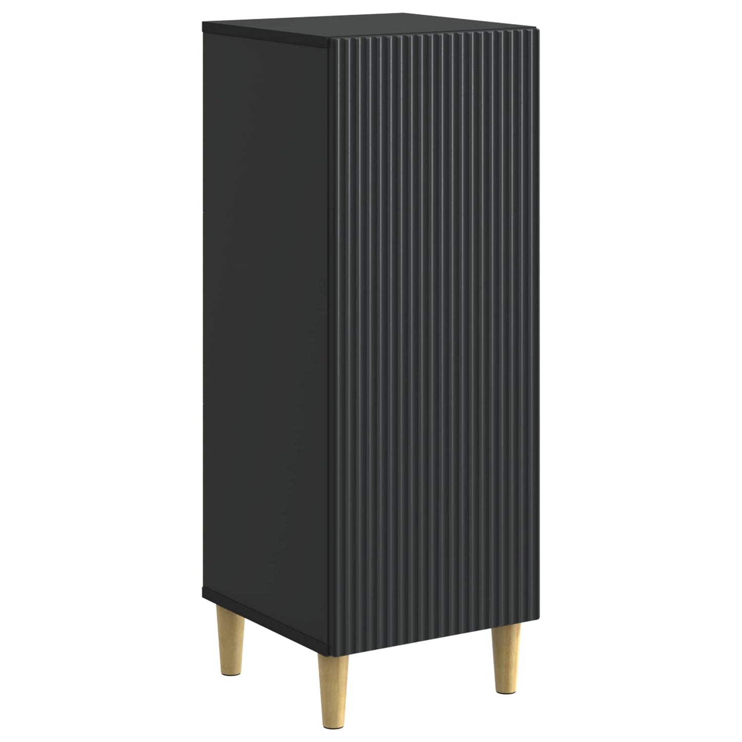 Serviesskap Svart 33 x 34,5 x 90 cm Konstruert tre