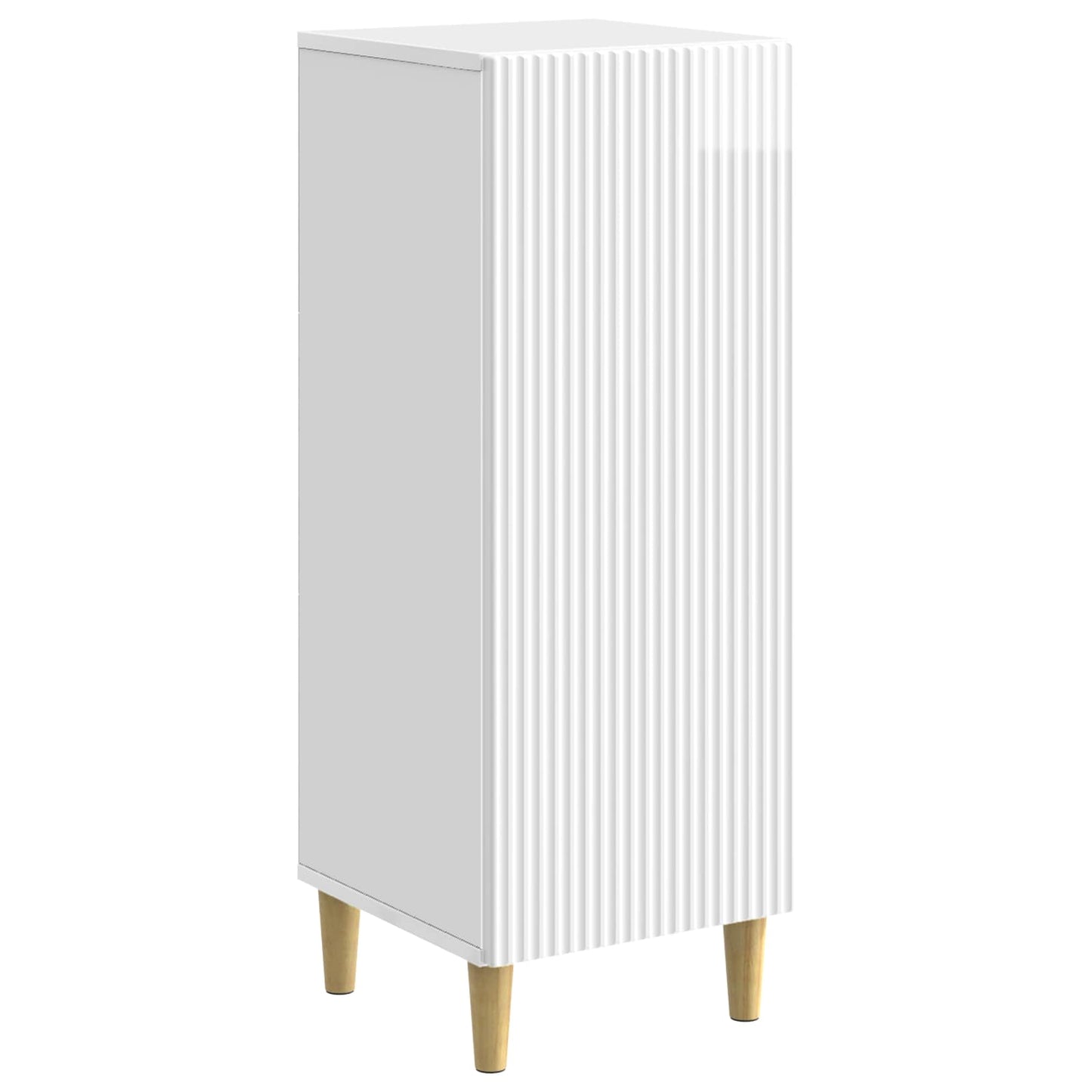 Serviesskap Høgglans hvit 33 x 34,5 x 90 cm Konstruert tre