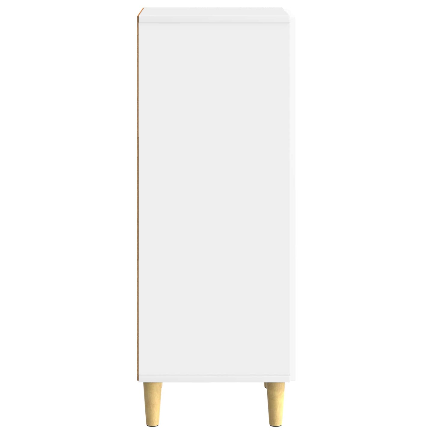Serviesskap Høgglans hvit 33 x 34,5 x 90 cm Konstruert tre