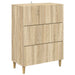 Skuffeskap Sonoma eik 66 x 34,5 x 90 cm Konstruert tre