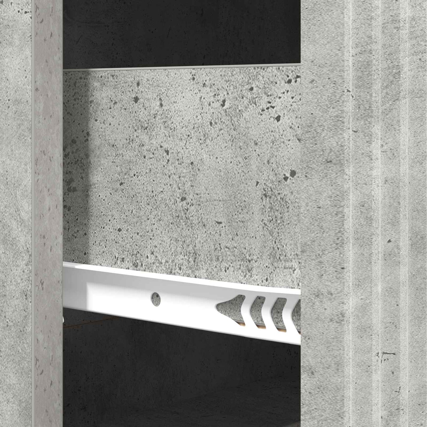 Skuffeskap Betonggrå 66 x 34,5 x 90 cm Konstruert tre